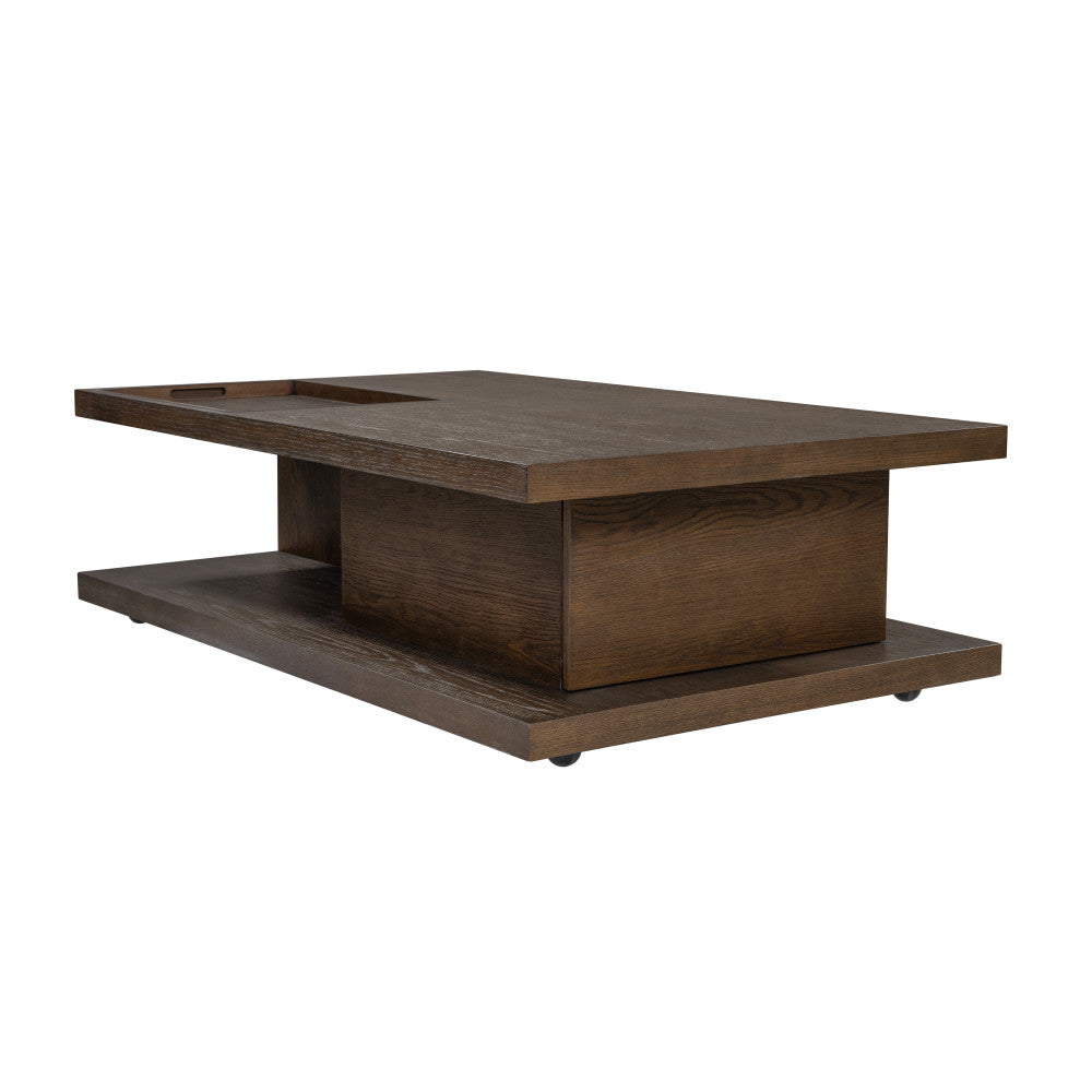 Athens Rectangular Coffee Table with Casters - Default Title