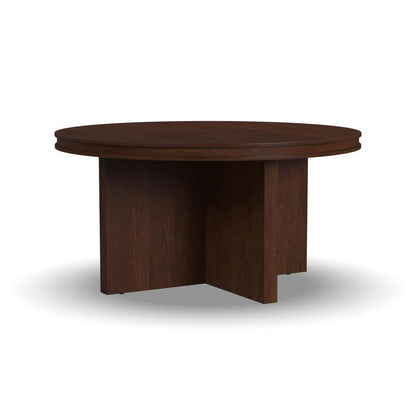 Waterfall Round Coffee Table - Brown - 5000007347