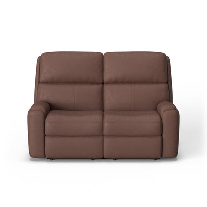 Rio Power Reclining Loveseat - Leather 654-70