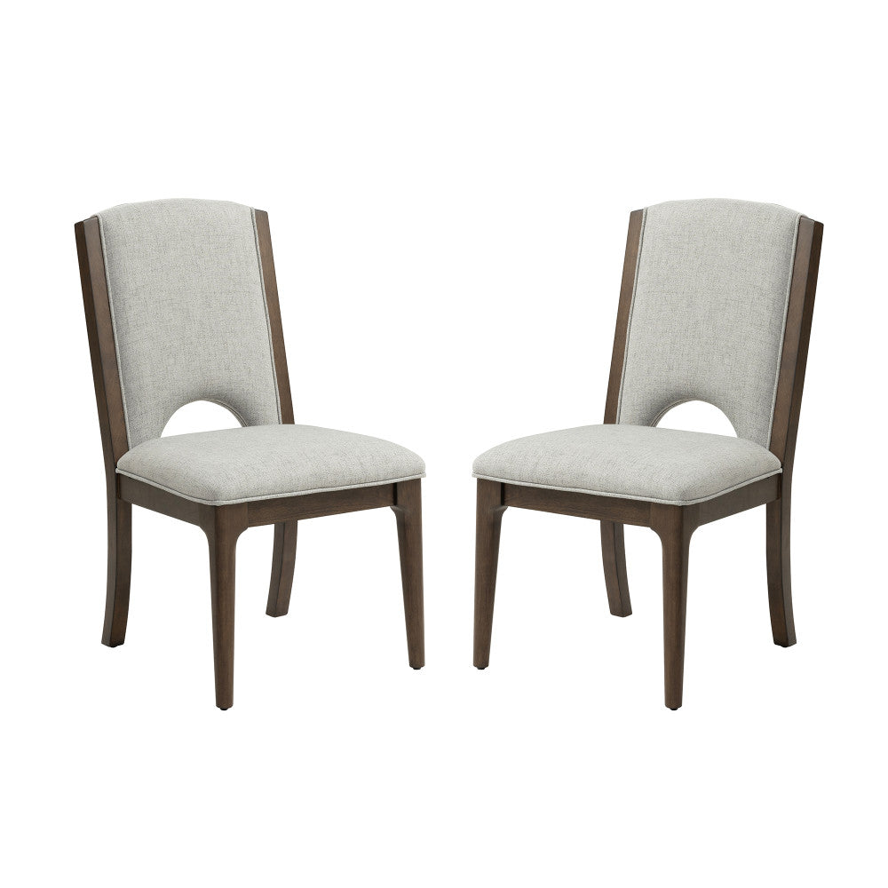 Athens Pair of Upholstered Dining Chairs - Default Title