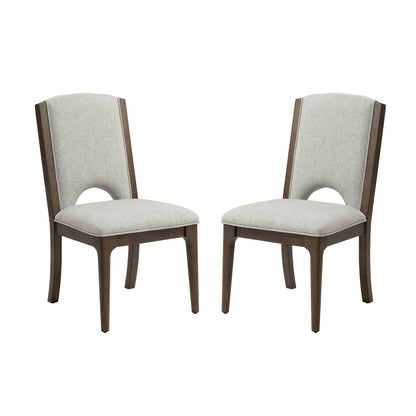 Athens Pair of Upholstered Dining Chairs - Default Title