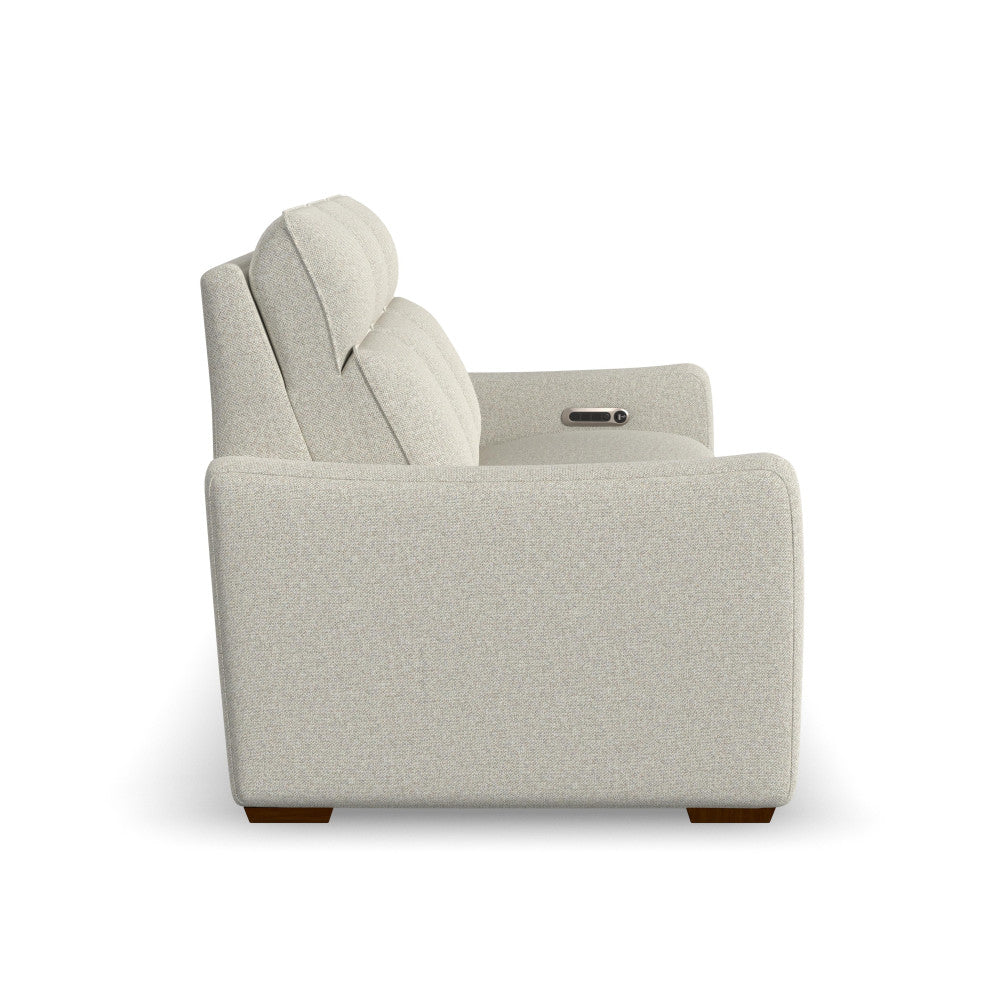 Ava Power Reclining Sofa with Power Headrest & Lumbar - Fabric 157-81
