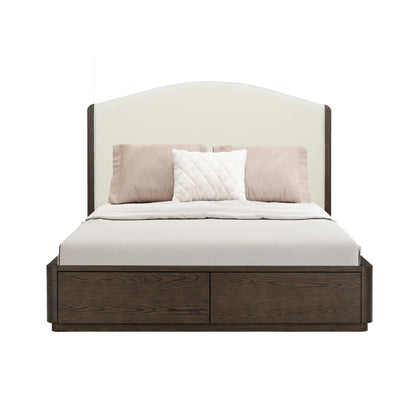 Athens Queen Upholstered Storage Bed - Default Title
