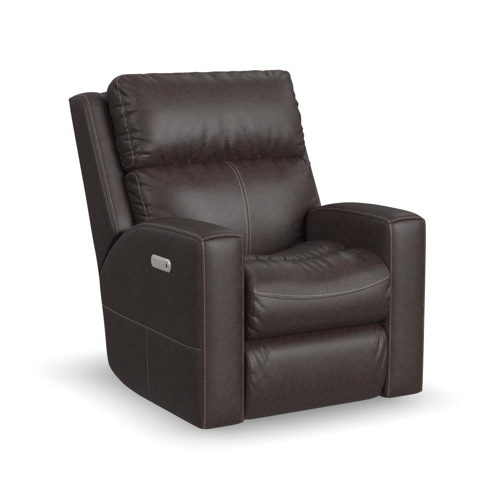 Score Power Recliner with Power Headrest & Lumbar - Leather 654-70