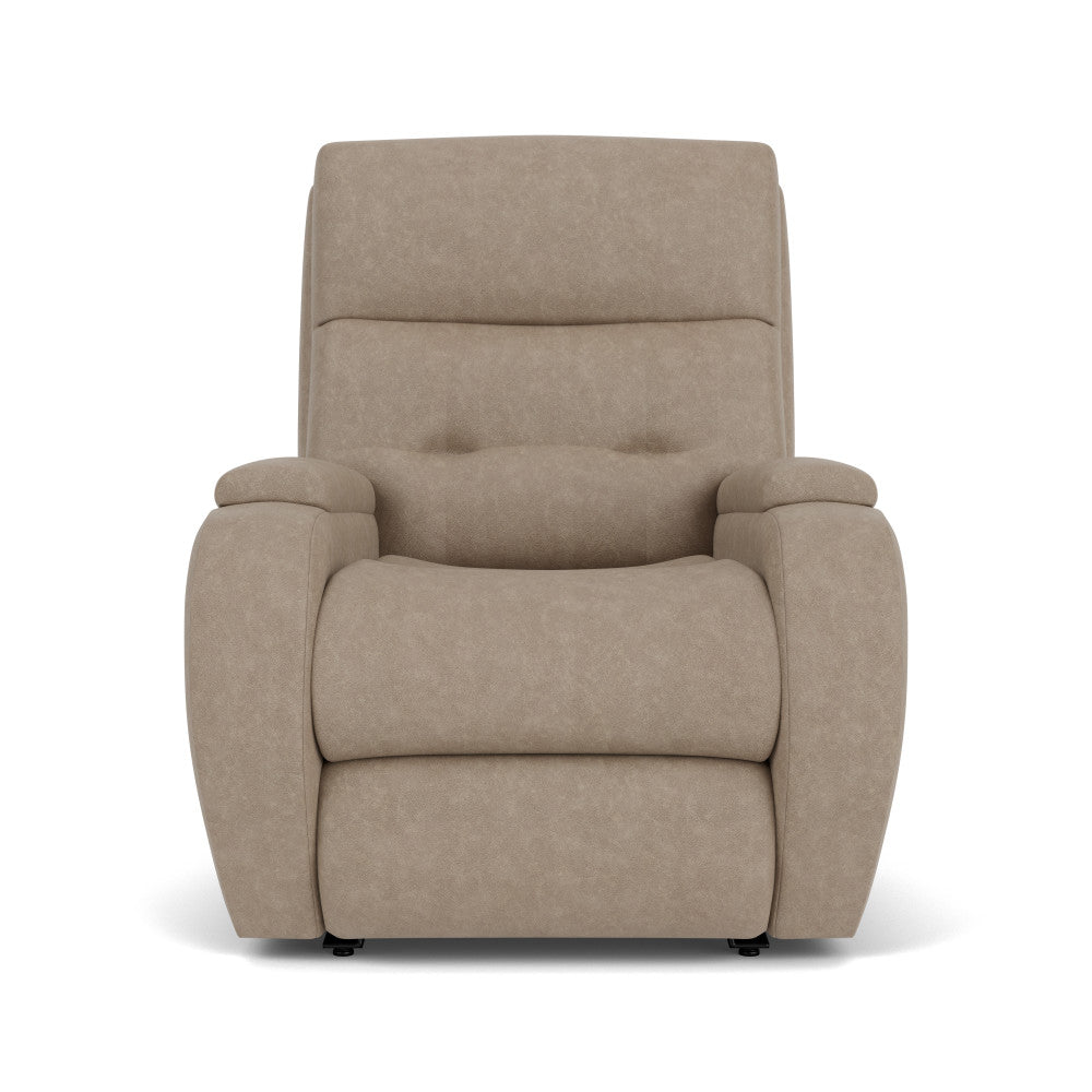 Strait Power Recliner with Power Headrest - Fabric 119-70