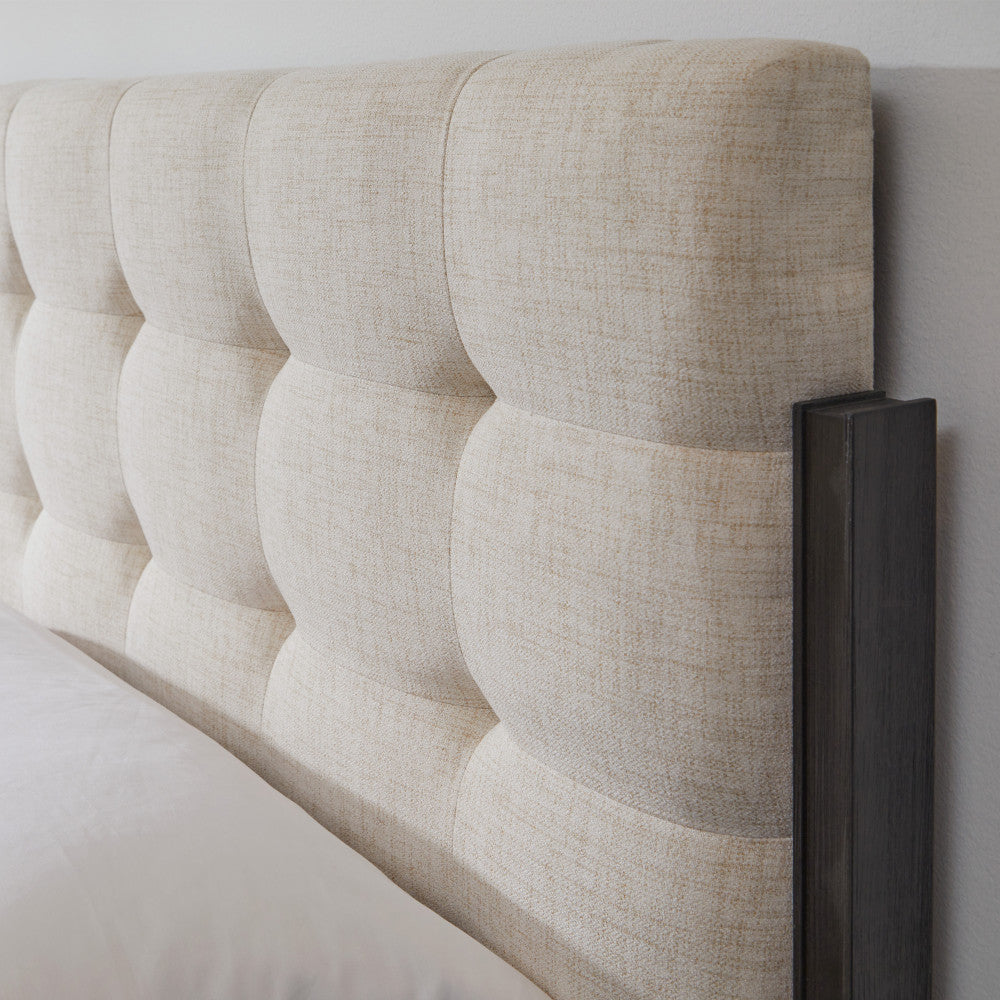 Waterfall King Upholstered Bed - Default Title
