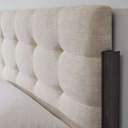 Waterfall King Upholstered Bed - Default Title
