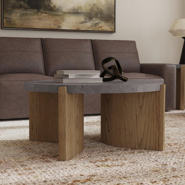Eclipse Round Coffee table - Brown