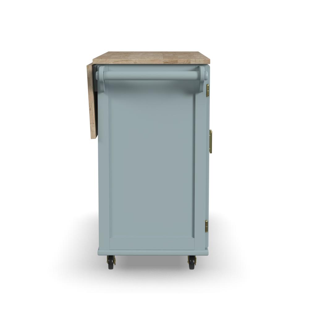 Dolly Madison Drop Leaf Kitchen Cart - Blue - 5000003834