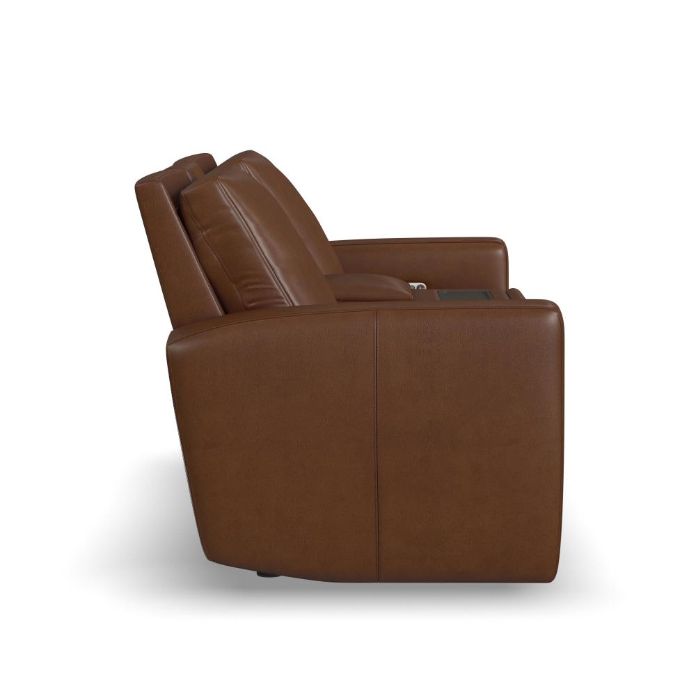 Aria Power Reclining Loveseat with Console - Default Title