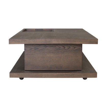 Athens Rectangular Coffee Table with Casters - Default Title