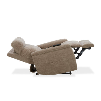 Luma Power Lift Recliner with Power Headrest, Lumbar, Heat & Massage - Fabric 428-75