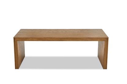 Waterfall Rectangular Coffee Table - Brown