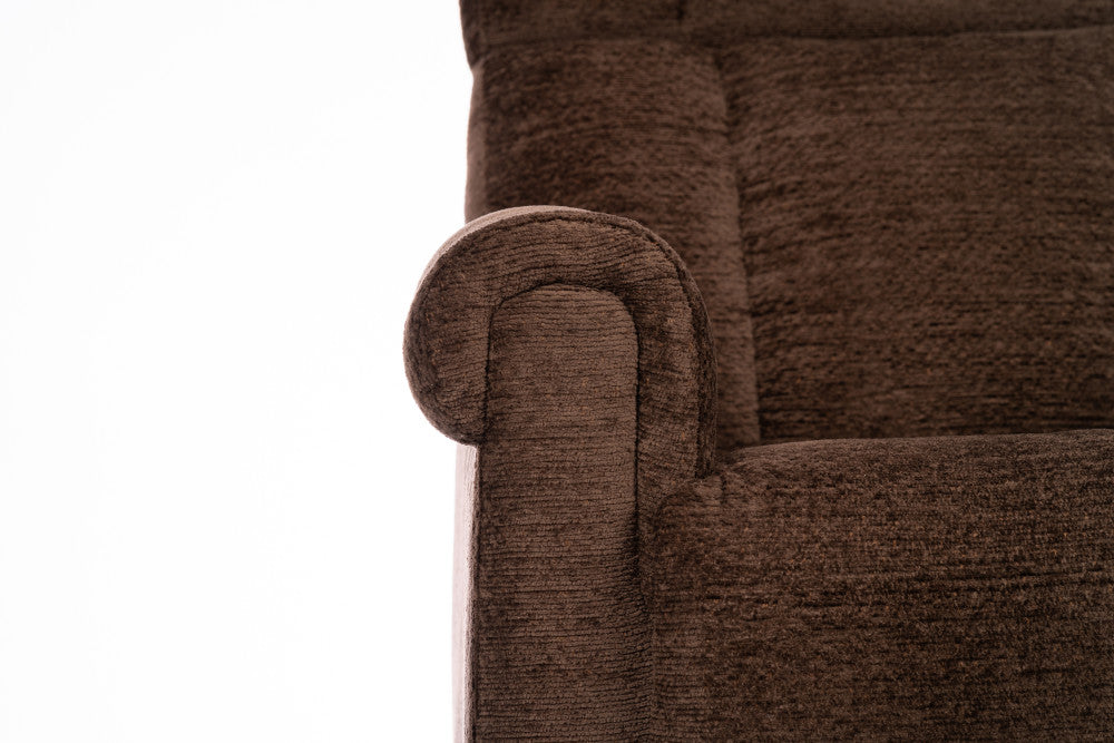 Classic Power Gliding Recliner with Power Headrest & Lumbar - Fabric 410-70