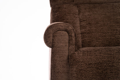 Classic Power Gliding Recliner with Power Headrest & Lumbar - Fabric 410-70