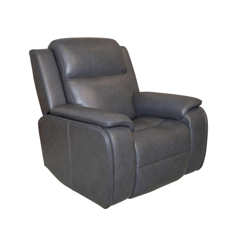 Ziggy Power Recliner with Power Headrest, Lumbar, Heat & Massage - Leather 434-73