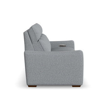 Ava Power Reclining Sofa with Power Headrest & Lumbar - Fabric 157-40