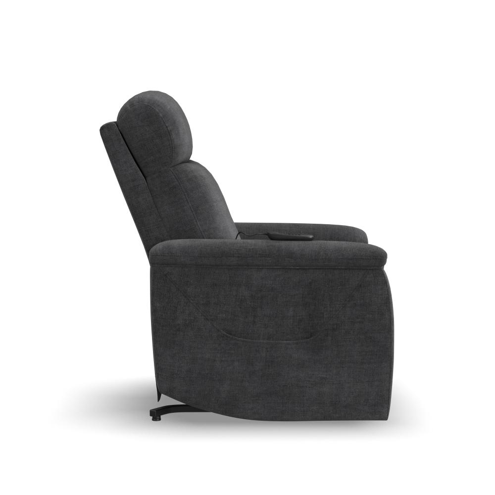 Luma Power Lift Recliner with Power Headrest, Lumbar, Heat & Massage - Fabric 428-02