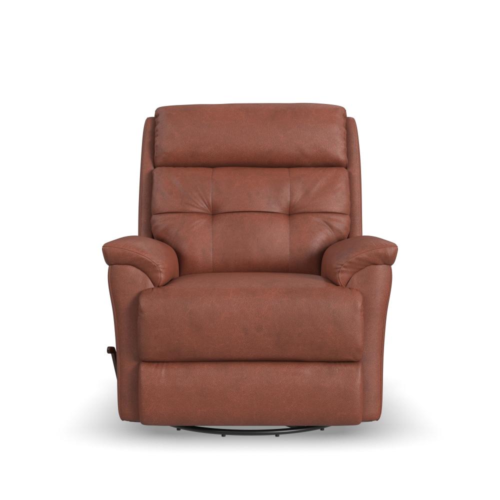Sophisticated Swivel Gliding Recliner - Leather 665-54