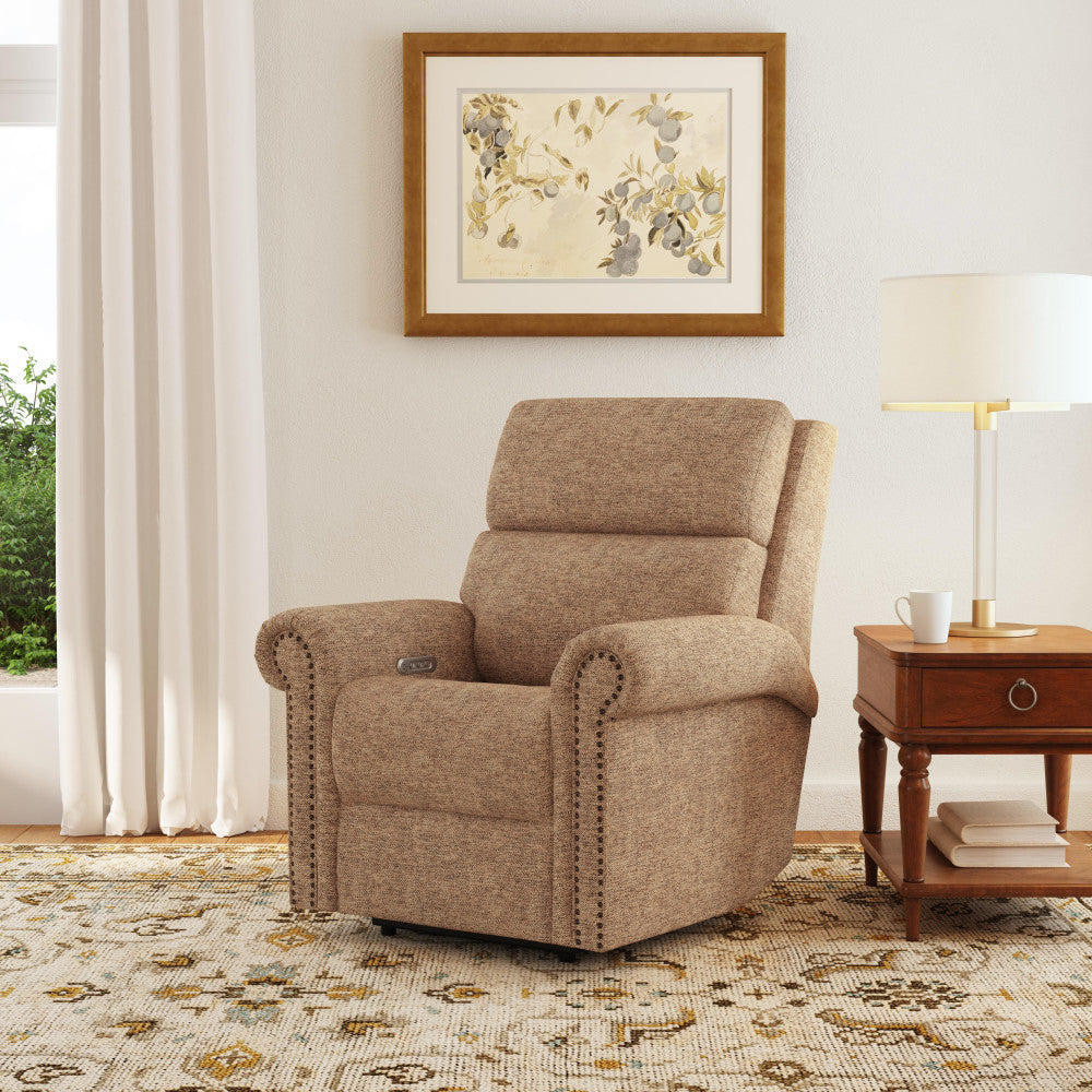 Bernard Collection - Power Recliner with Power Headrest & Lumbar