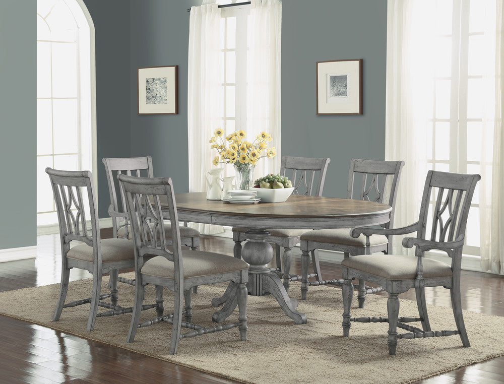 Plymouth Pair of Upholstered Arm Dining Chairs - Default Title