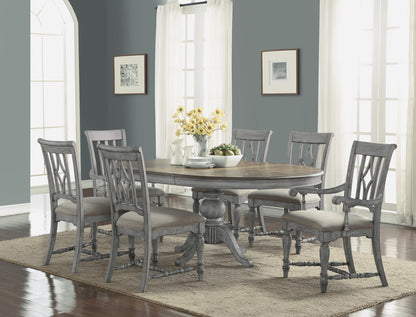 Plymouth Pair of Upholstered Arm Dining Chairs - Default Title