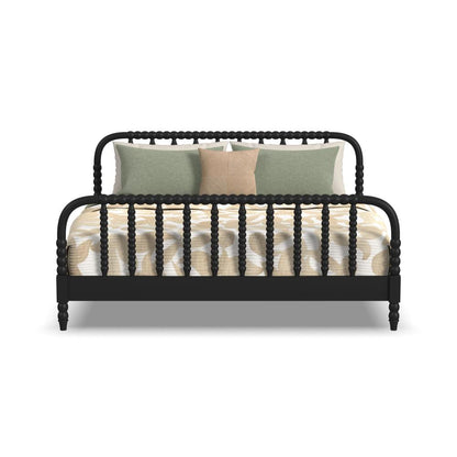 Spindle King Bed - Black