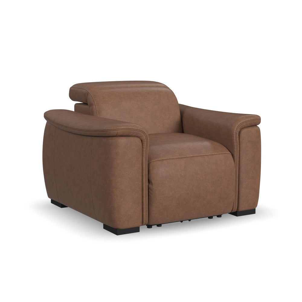 Camden Power Recliner with Power Headrest - Leather 732-72