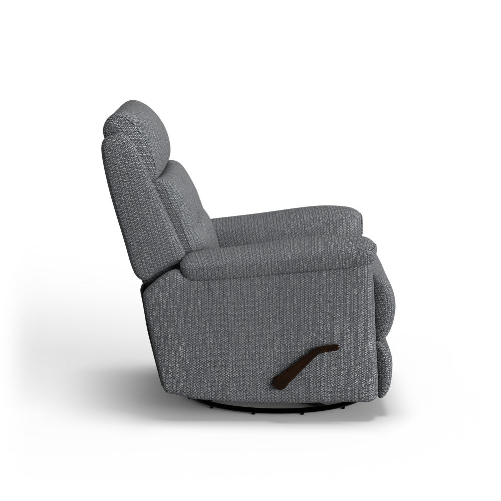 Sophisticated Swivel Gliding Recliner - Fabric 193-40