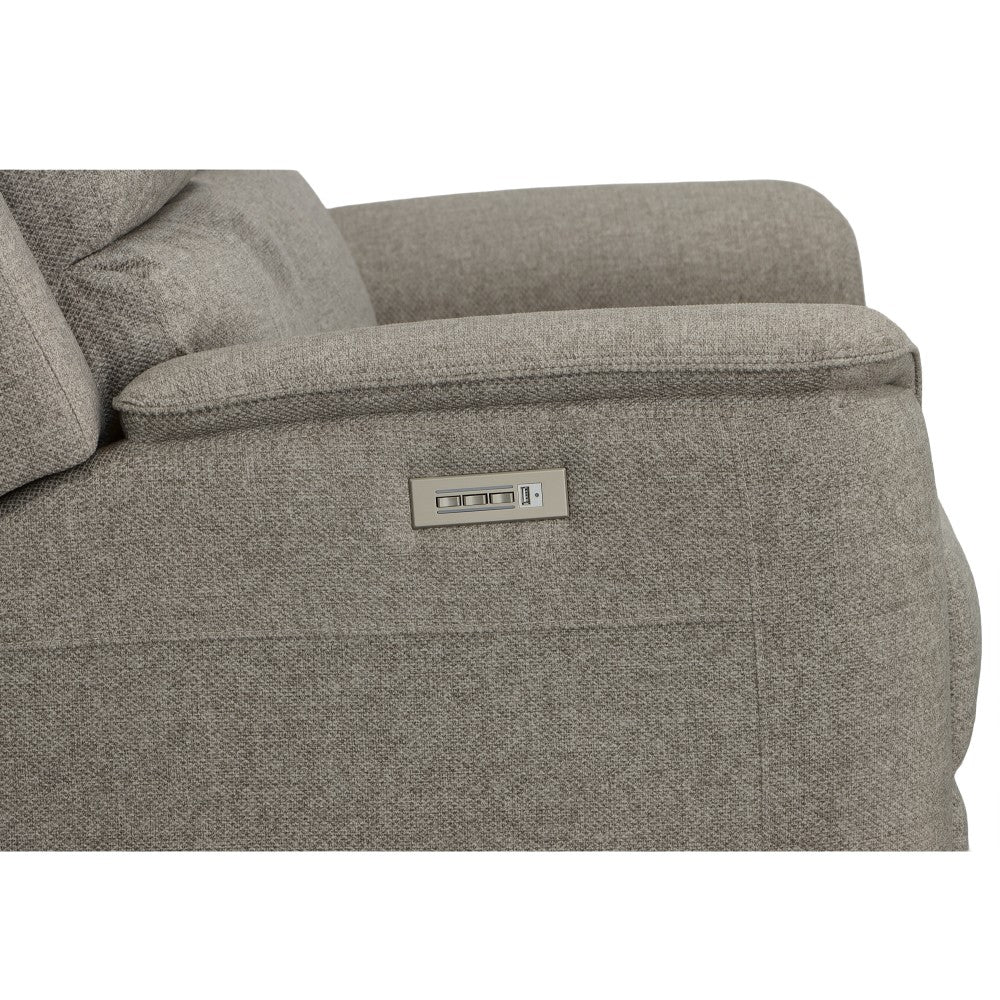Henry Power Recliner with Power Headrest & Lumbar - Fabric 425-01