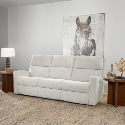 Score Power Reclining Sofa with Power Headrests & Lumbar - Fabric 300-01