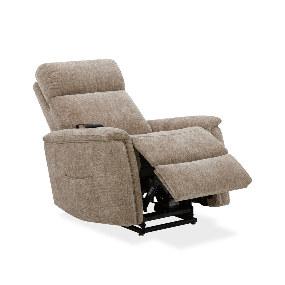 Luma Power Lift Recliner with Power Headrest, Lumbar, Heat & Massage - Fabric 428-75
