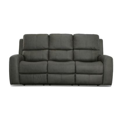 Linden Power Reclining Sofa with Power Headrests & Lumbar - Leather 946-02