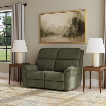 Porter Power Reclining Loveseat with Power Headrest & Lumbar - Fabric 787-20