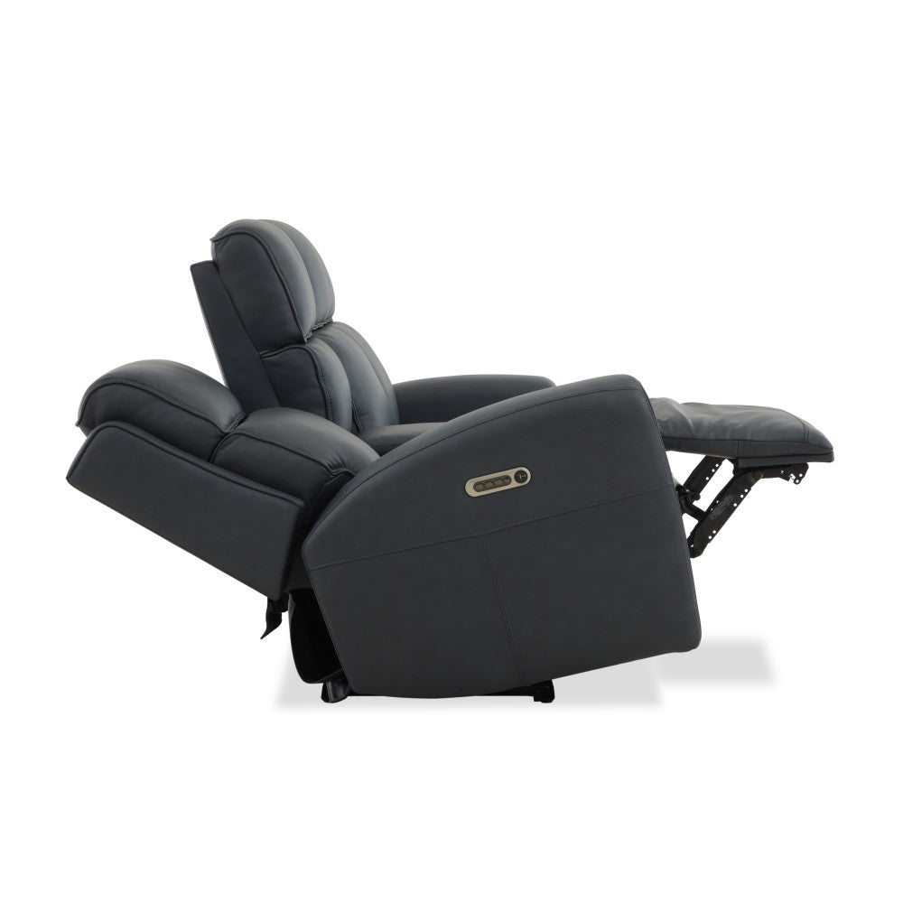 Warren Power Reclining Loveseat with Console, Power Headrest & Lumbar - Default Title
