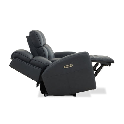 Warren Power Reclining Loveseat with Console, Power Headrest & Lumbar - Default Title