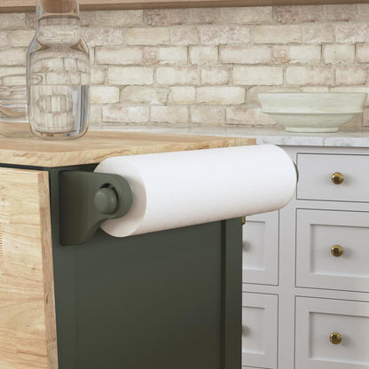 Dolly Madison Drop Leaf Kitchen Cart - Green