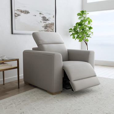 Aurora Power Recliner with Power Headrest - Leather 749-01