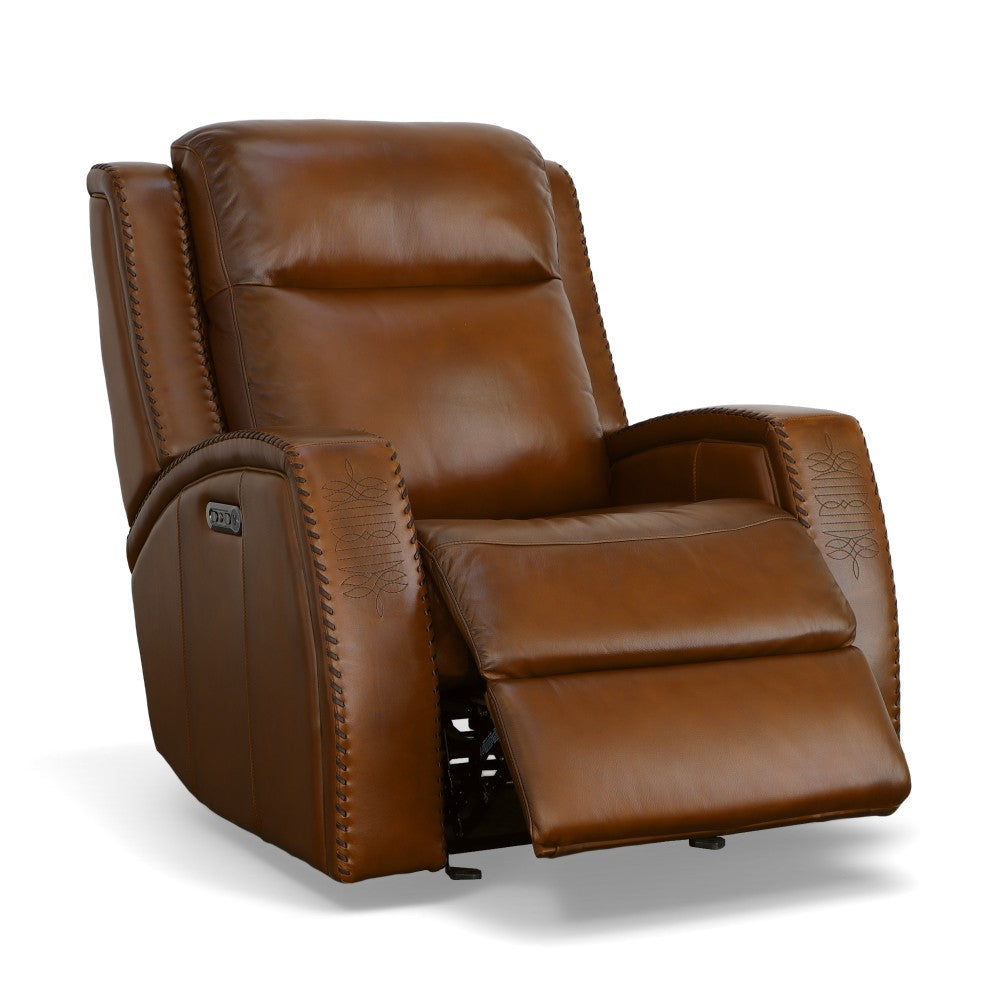 Mustang Power Gliding Recliner with Power Headrest - Default Title