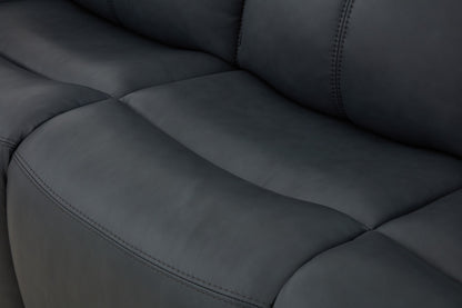 Warren Power Reclining Sofa with Console, Power Headrest & Lumbar - Default Title