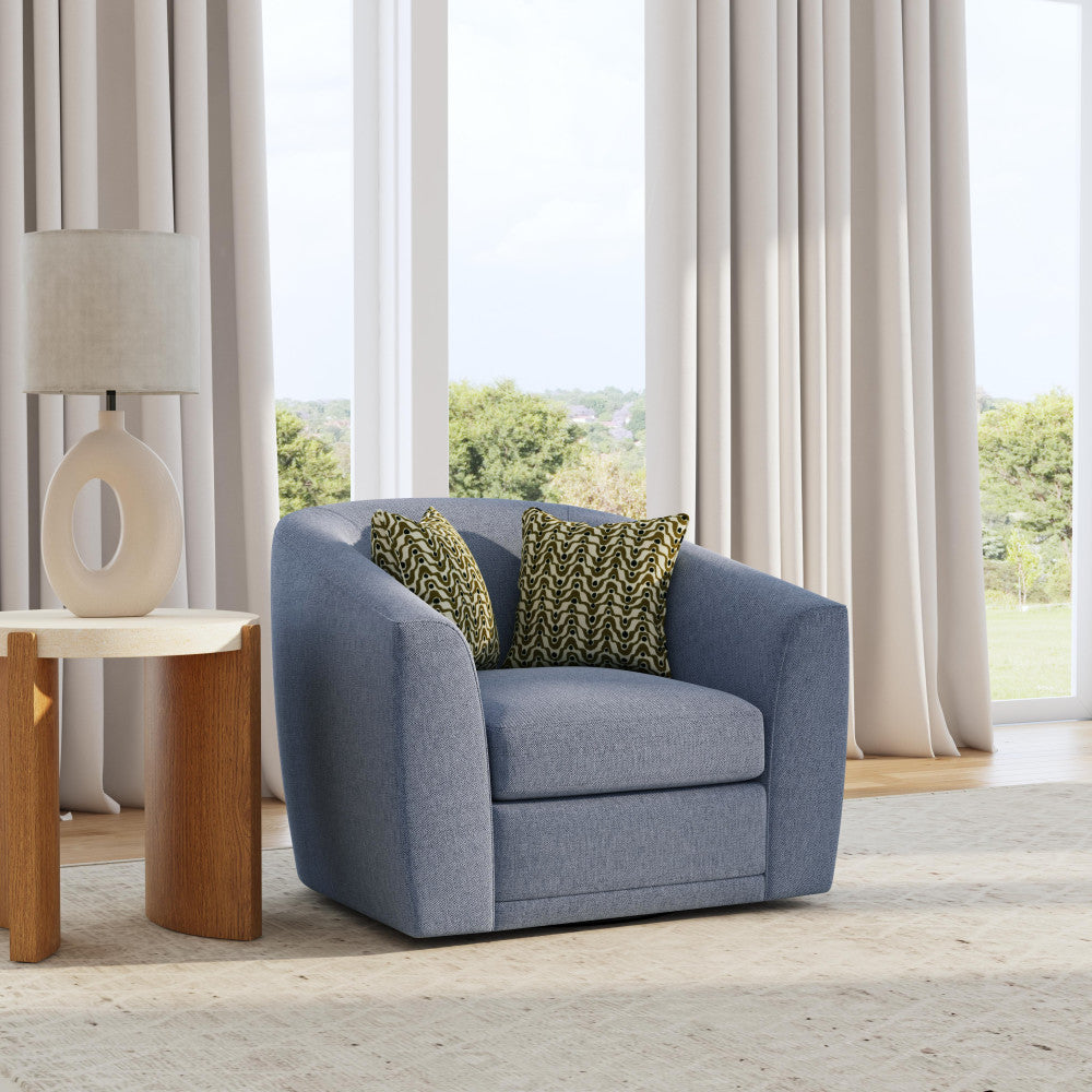 Jewel Swivel Chair - Fabric 239-40