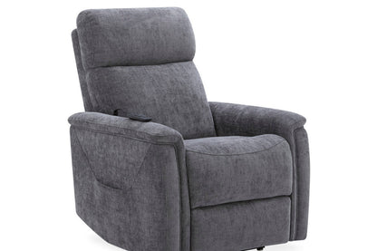 Luma Petite Petite Power Lift Recliner with Power Headrest, Lumbar, Heat & Massage - Fabric 428-02