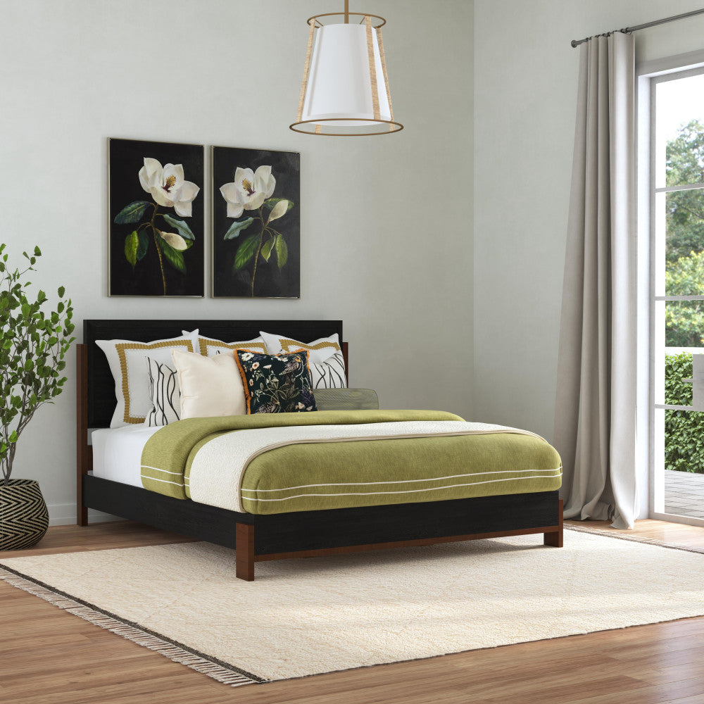 Waterfall King Panel Bed - Default Title