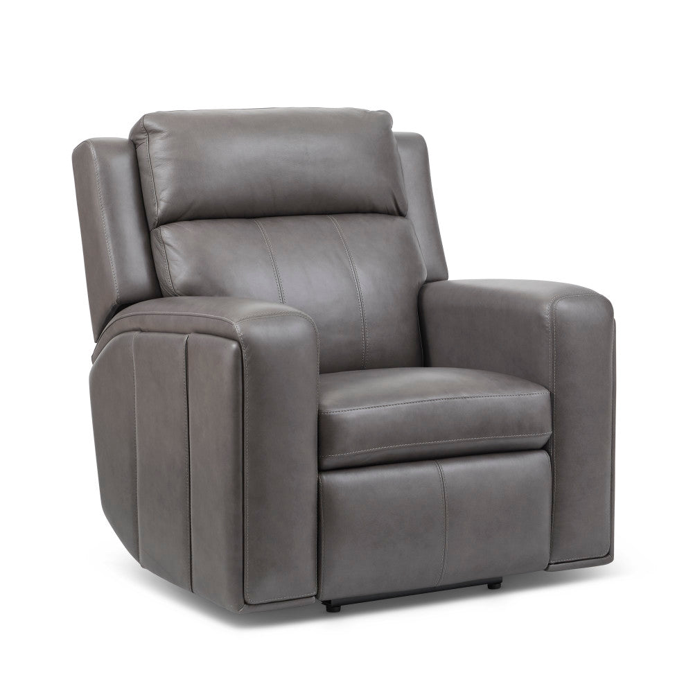 Wyatt Power Recliner with Power Headrest & Lumbar - Leather 705-02