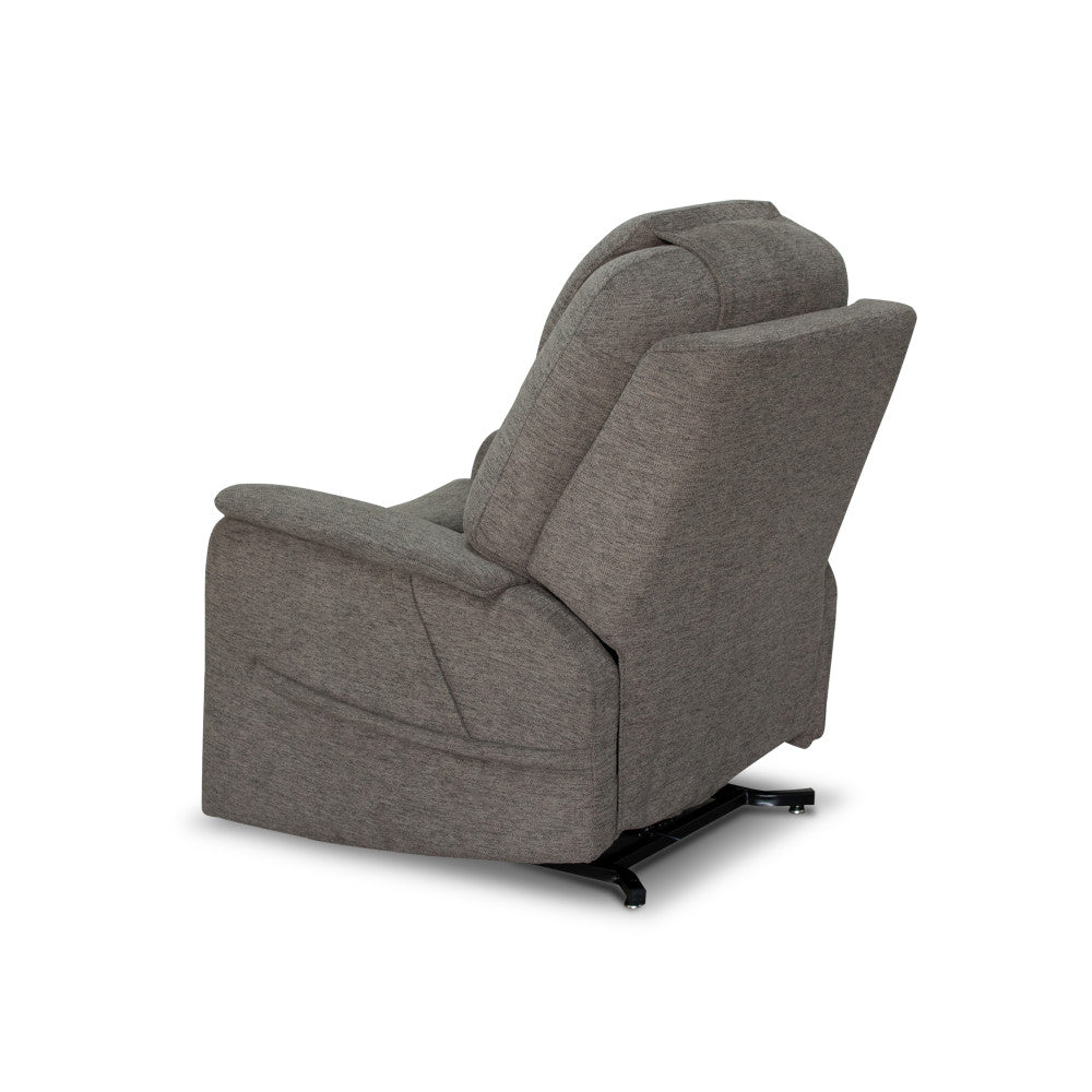 Zecliner Model 3+ Petite Power Lift Recliner with Power Headrest, Lumbar, Heat & Massage - Fabric 358-04