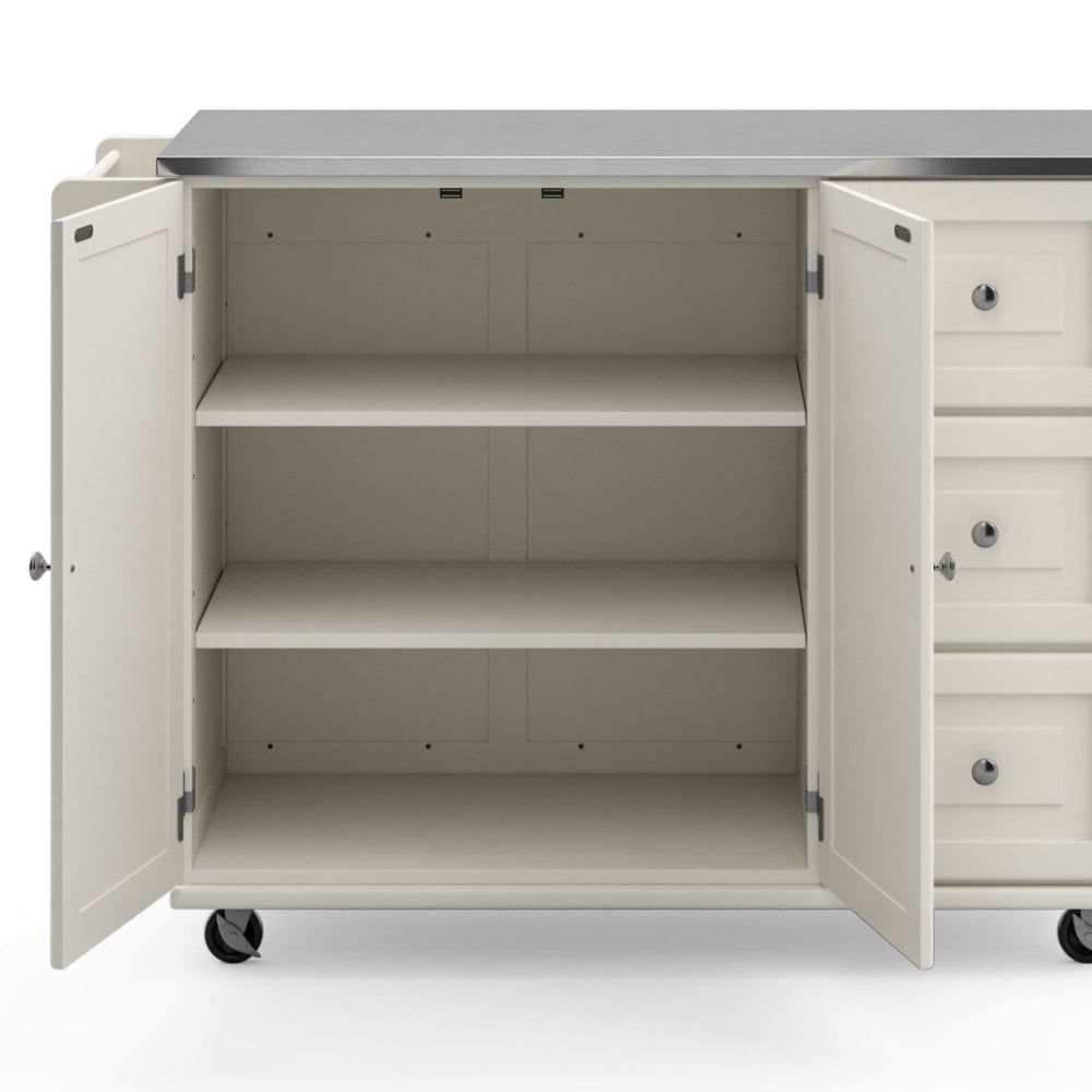 Dolly Madison Kitchen Cart - Off-White - 5000000010