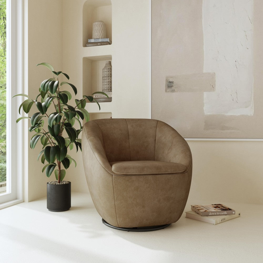 Wade Swivel Chair - Beige