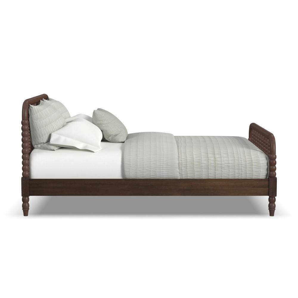Spindle Queen Bed - Brown