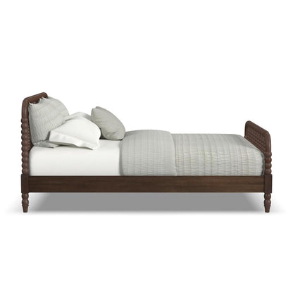 Spindle Queen Bed - Brown