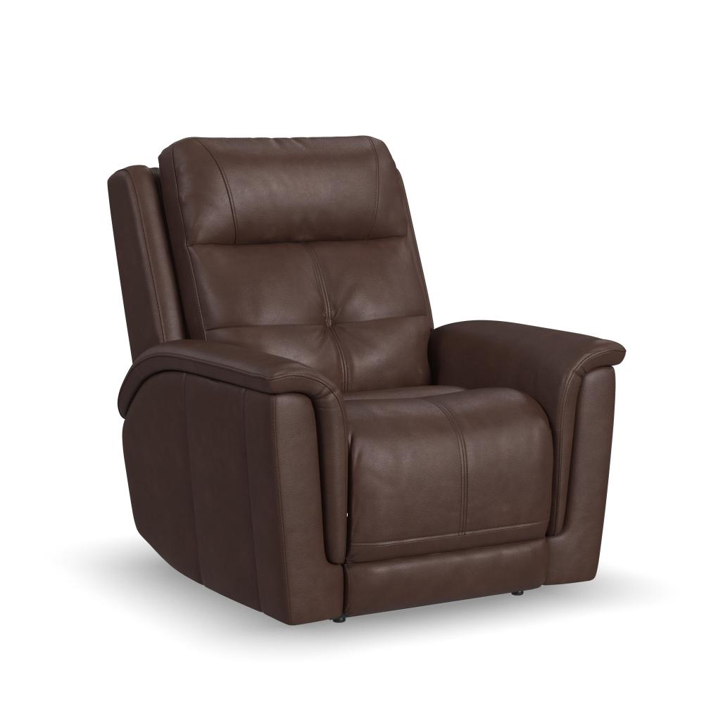 Ranger Power Recliner with Power Headrest, Lumbar, Heat & Massage - Leather 439-70